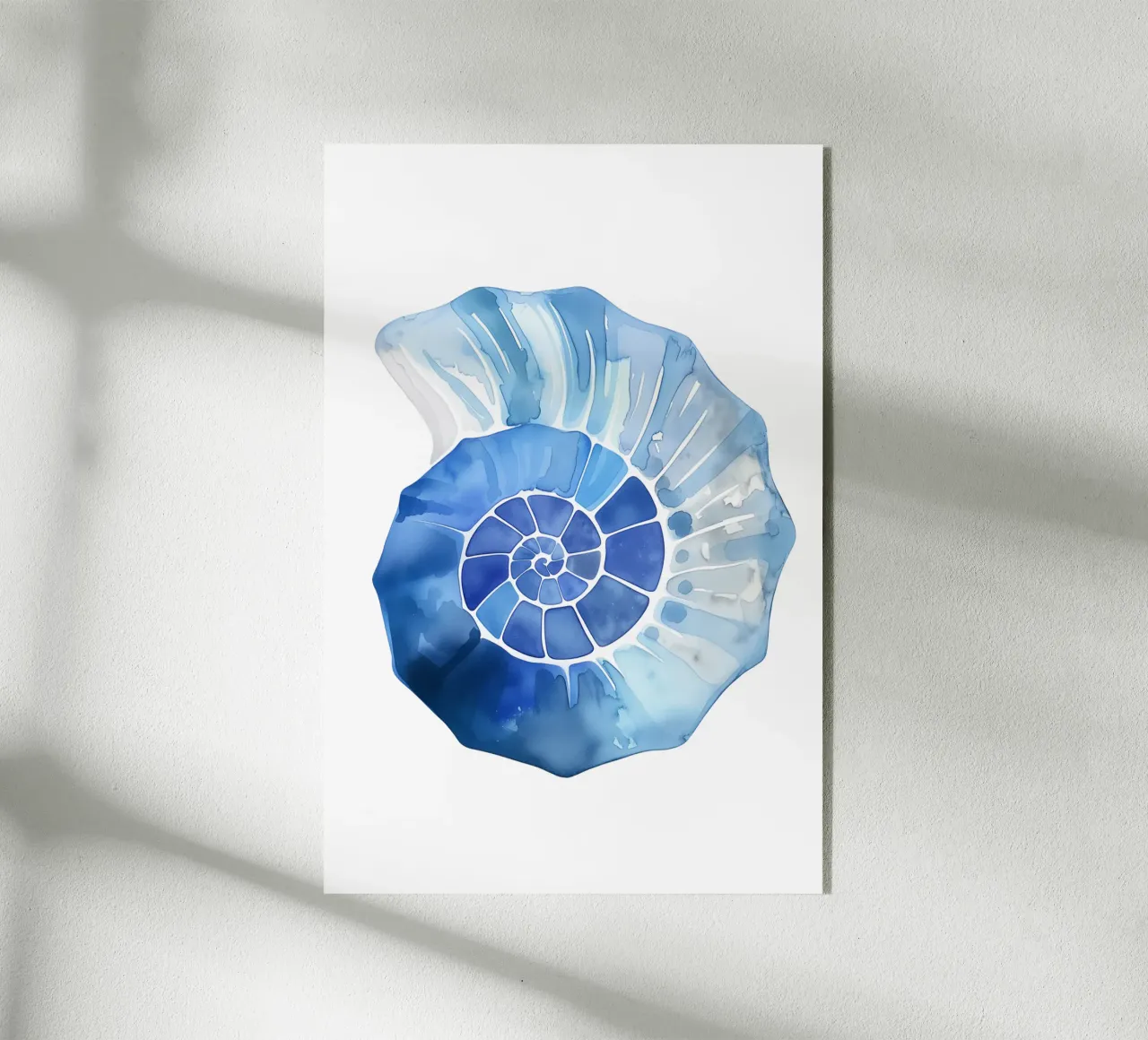 Soft nautilus shell pattern plexiglass da Carinaprint