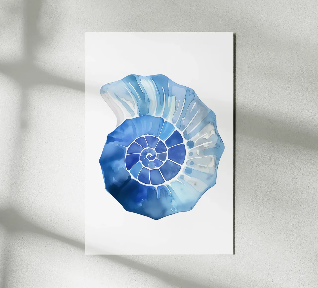 Soft nautilus shell pattern alu-dibond by Carinaprint