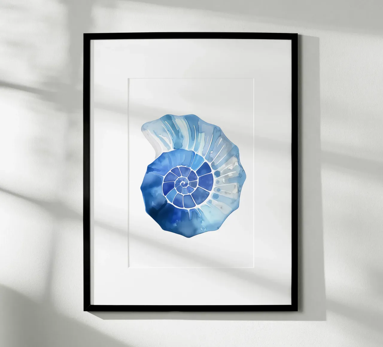 Soft nautilus shell pattern hahnemühle by Carinaprint