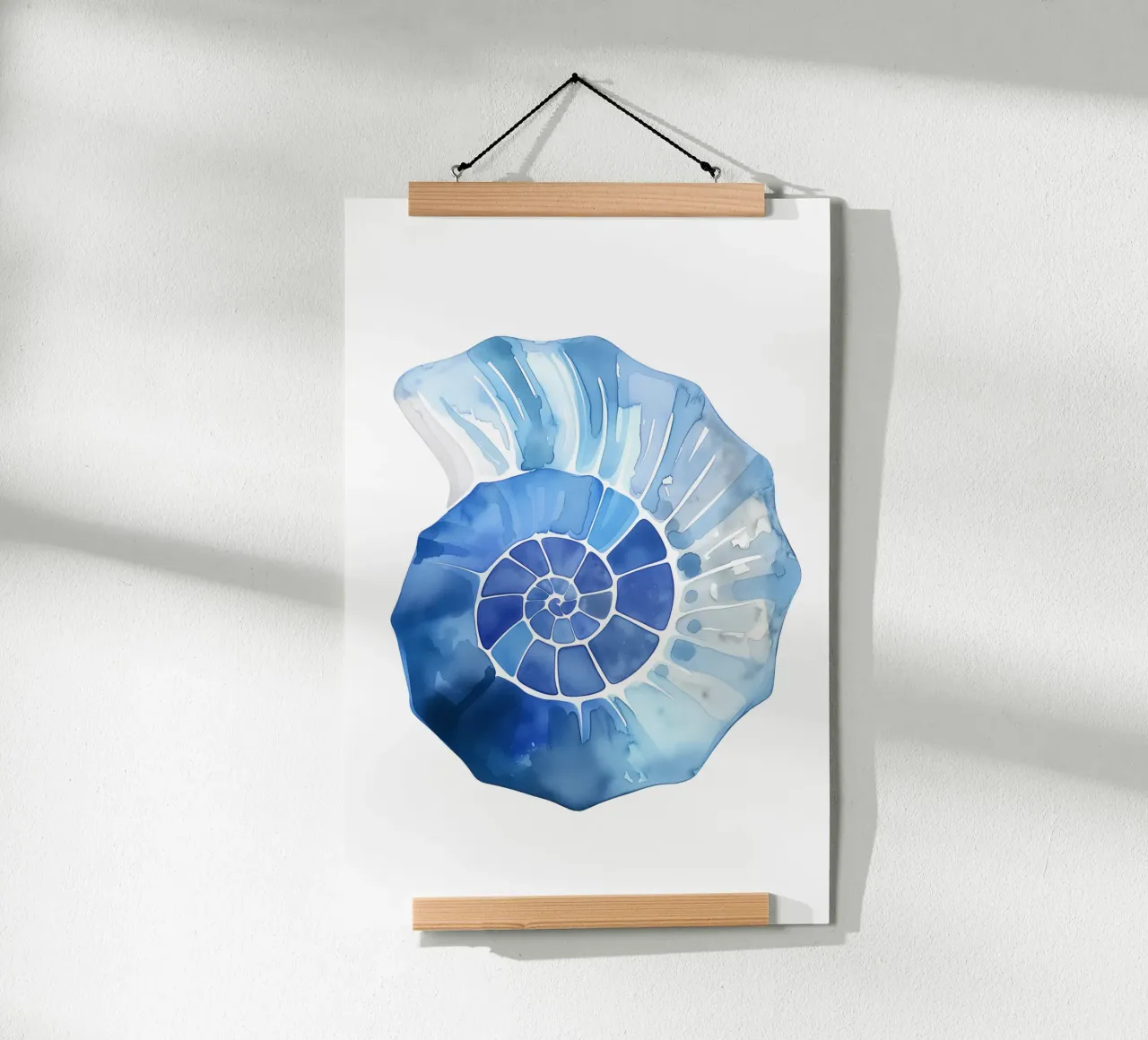 Soft nautilus shell pattern hahnemühle by Carinaprint