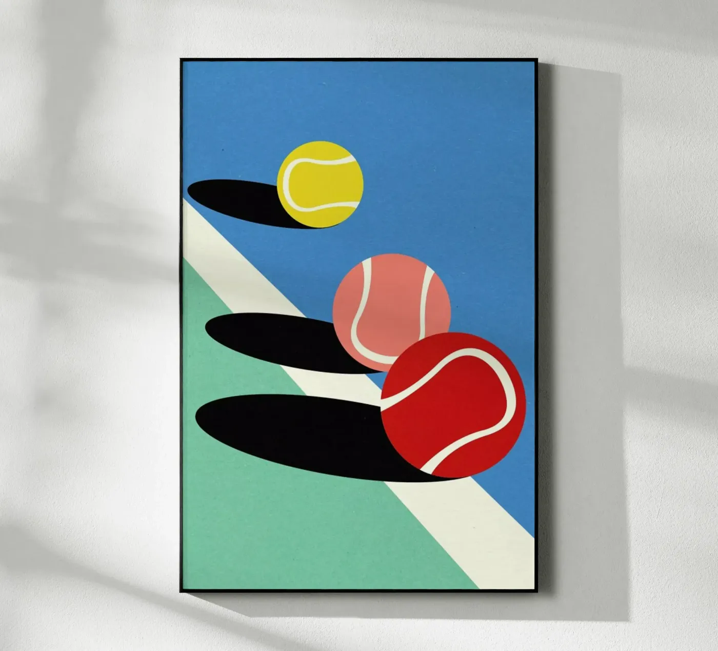 3 Tennis Balls plexiglass da Rosi Feist