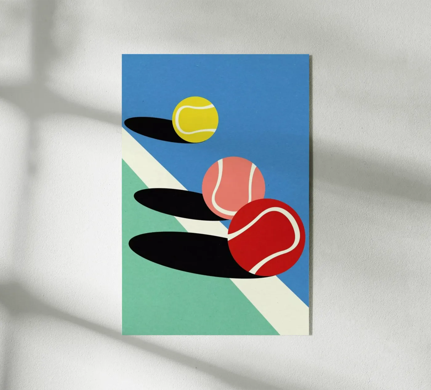 3 Tennis Balls plexiglass da Rosi Feist