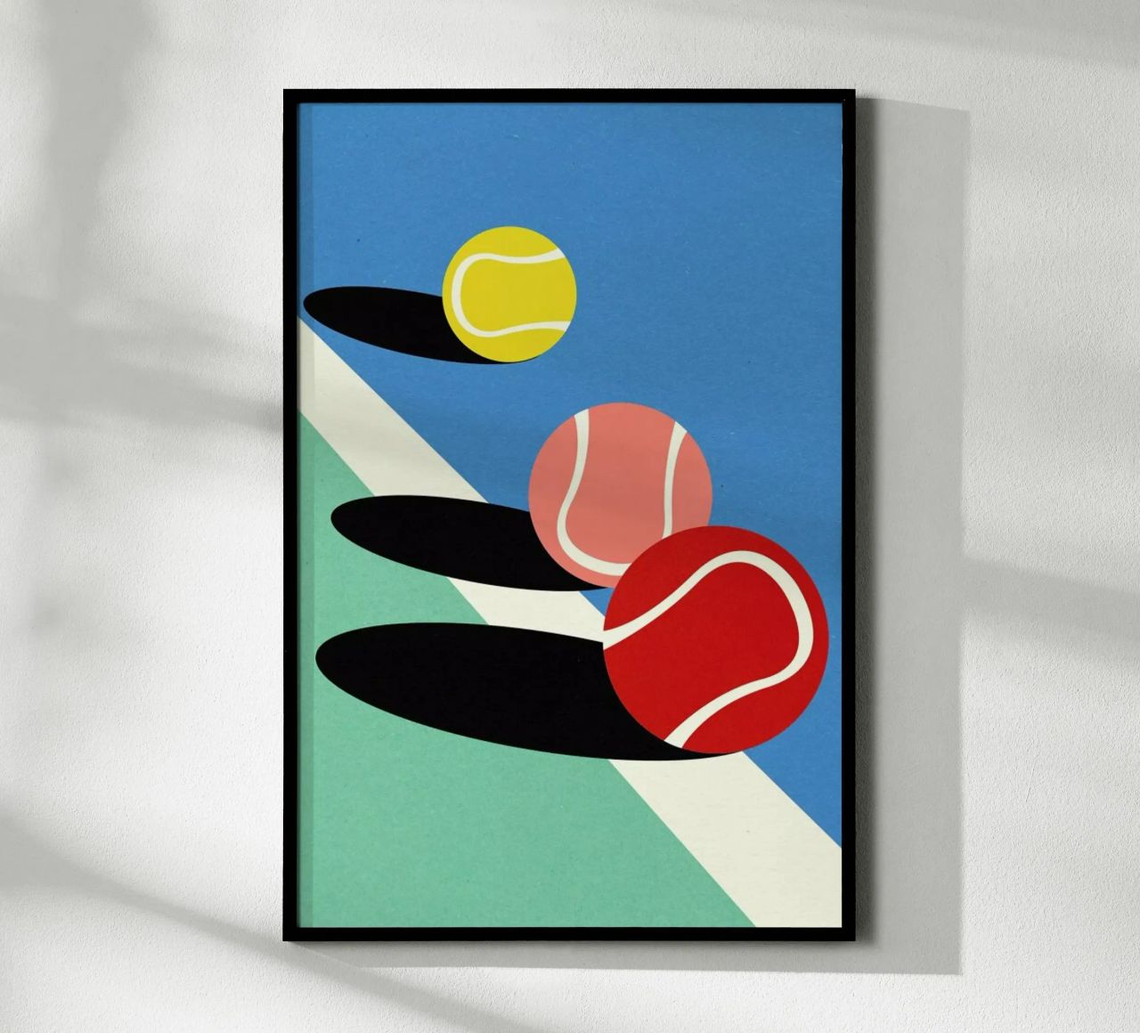 3 Tennis Balls poster by Rosi Feist