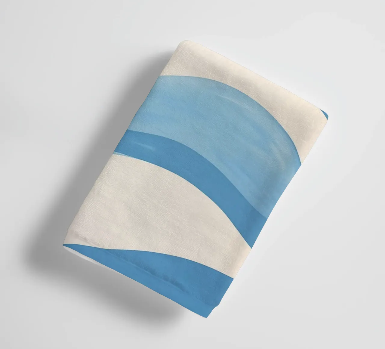 Maritime ocean waves towel by Carinaprint