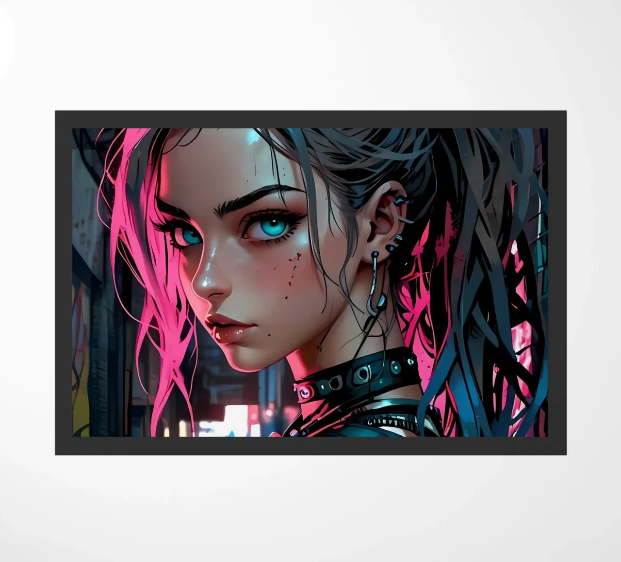 Ragazza Urbana Neon zerbino da LM2KONE