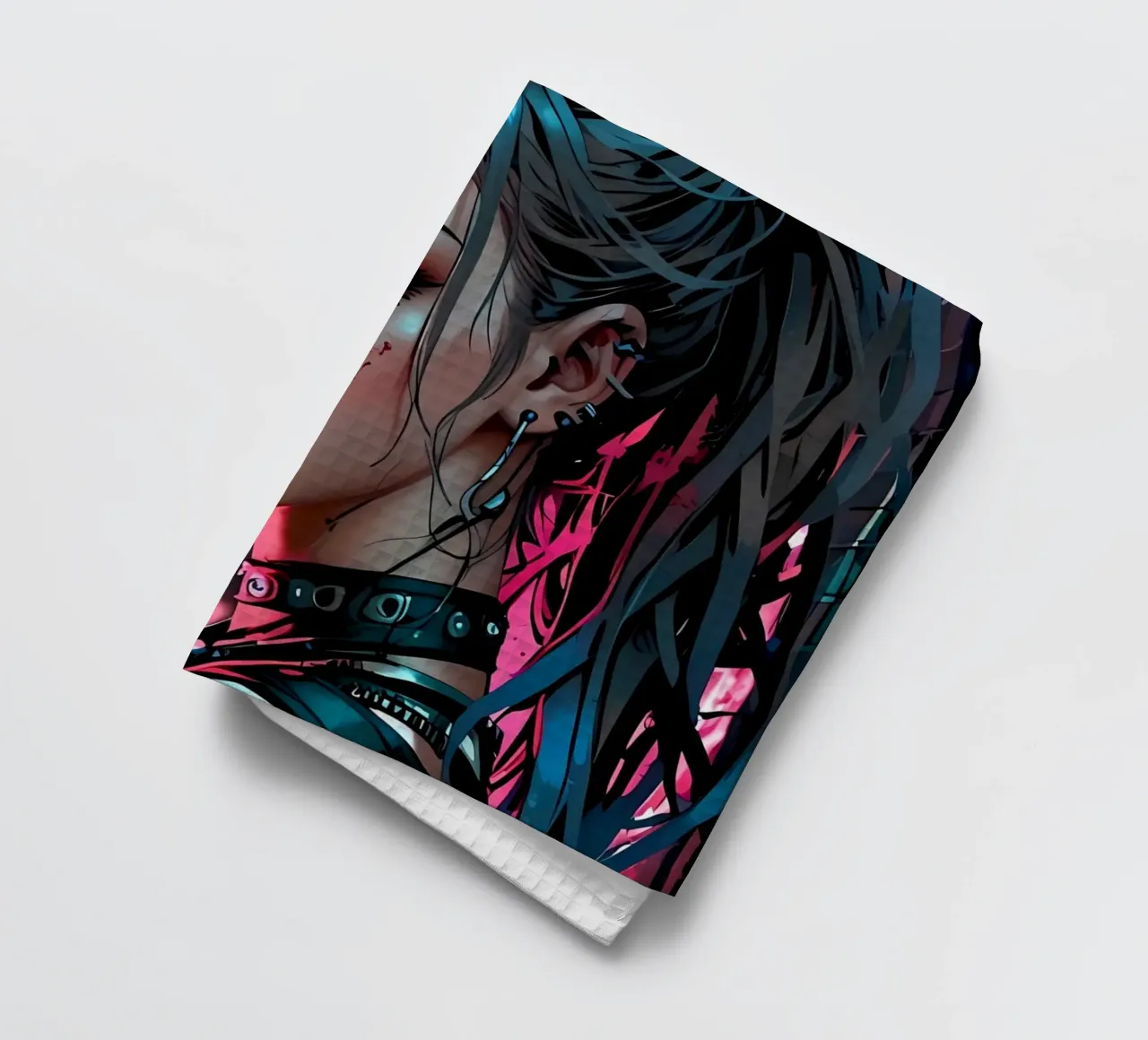 Ragazza Urbana Neon canovaccio da cucina da LM2KONE