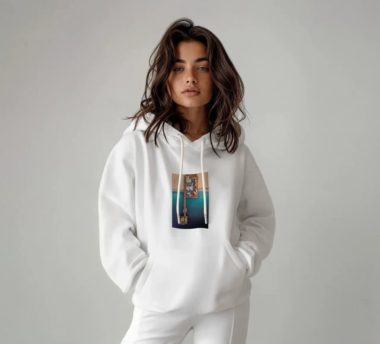 Paradise Pier by @connorjvaughan felpa con cappuccio da EyeEm Mobile GmbH