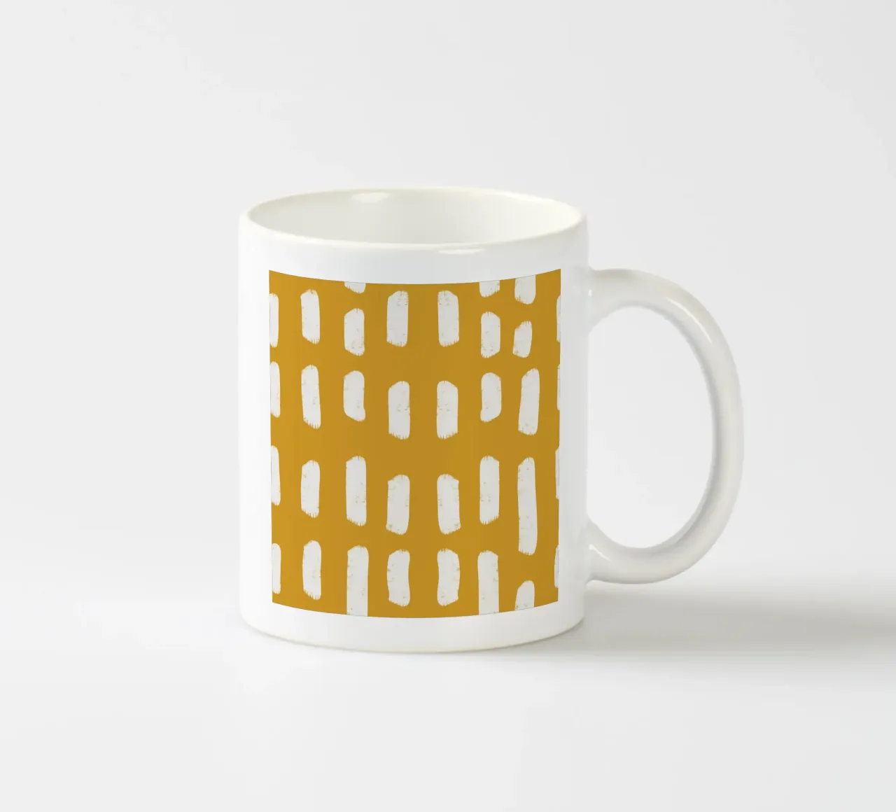 Pennellate d'oro - Astratto Boho tazza in ceramica da susanacosta