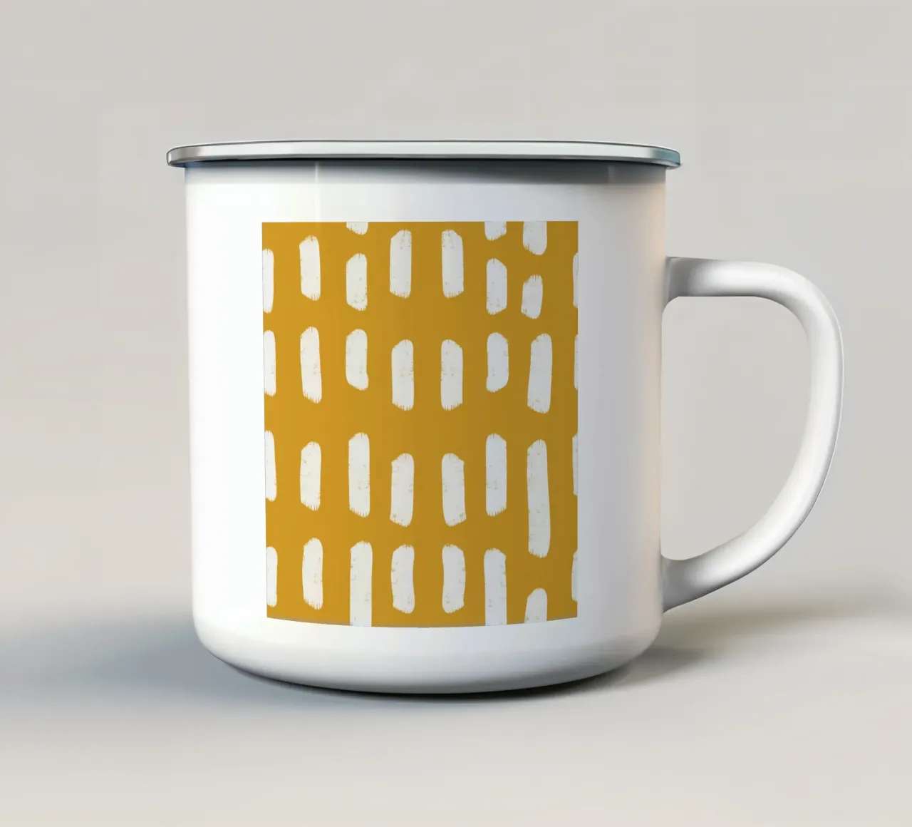 Pennellate d'oro - Astratto Boho tazza in smalto da susanacosta