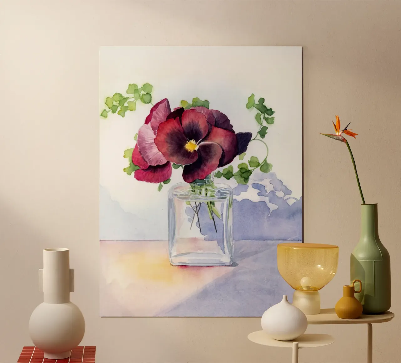 Pansies poster by DoroKaiser
