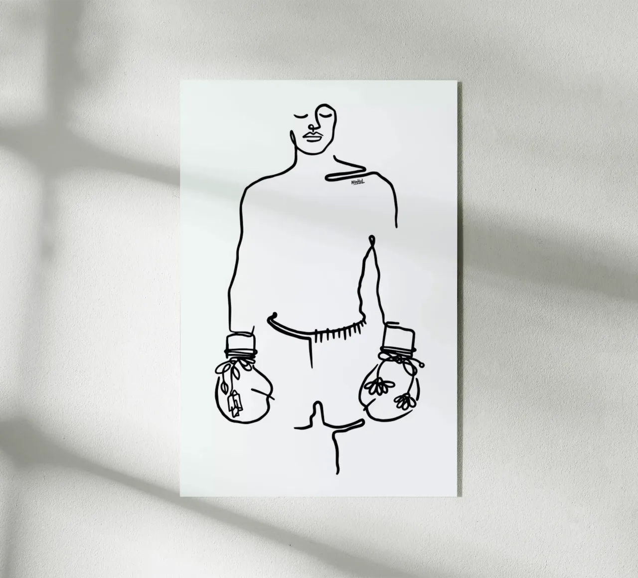 Love Fighter plexiglass da Ninhol