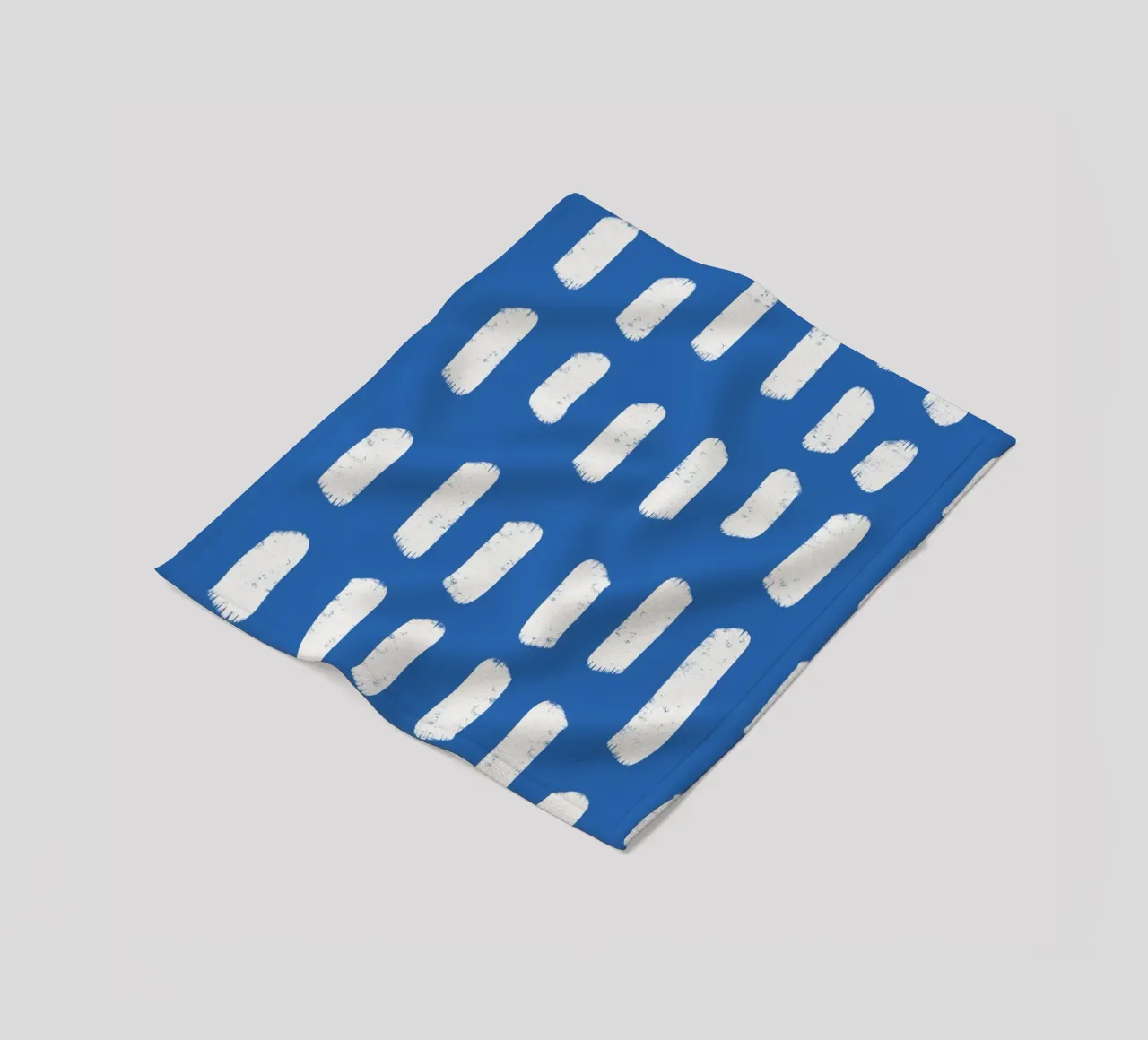 Pennellate di blu - Astratto costiero coperta in pile da susanacosta