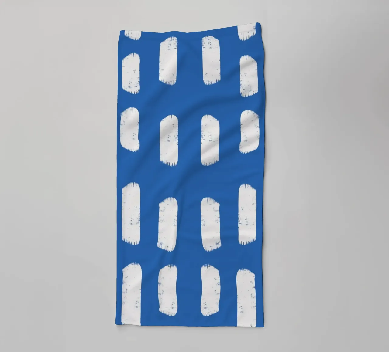 Blue Brushstrokes - Abstract Coastal towel by susanacosta