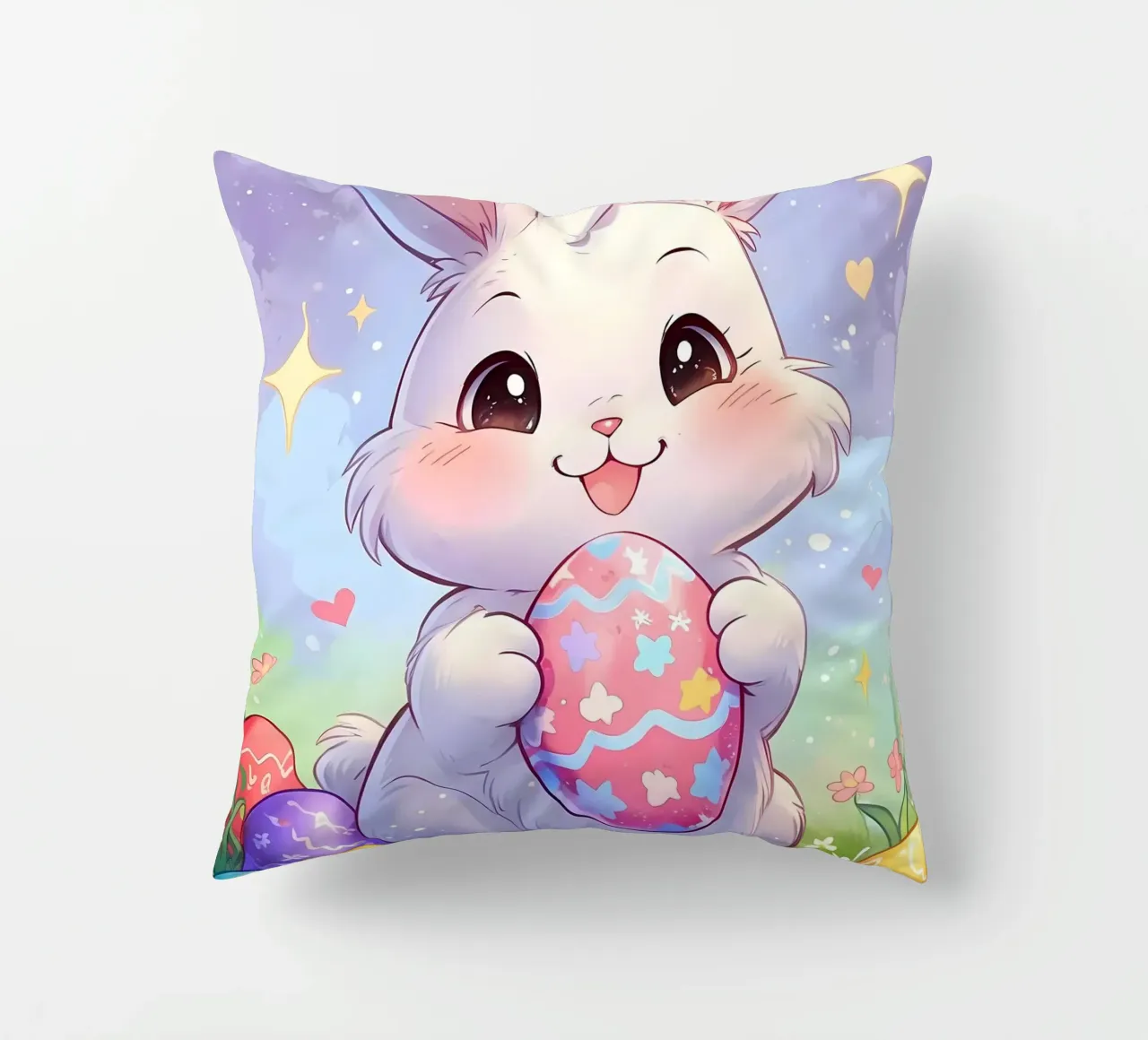 Uova di Pasqua dal coniglietto cuscino da LM2KONE