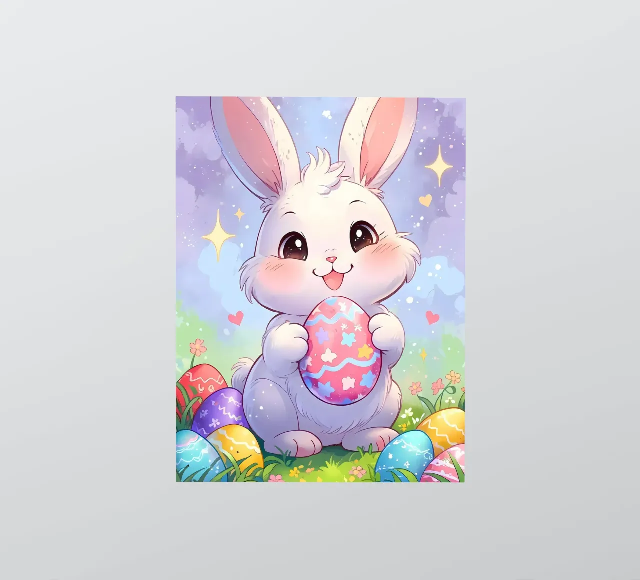 Huevos de Pascua del conejito pegatina de LM2KONE