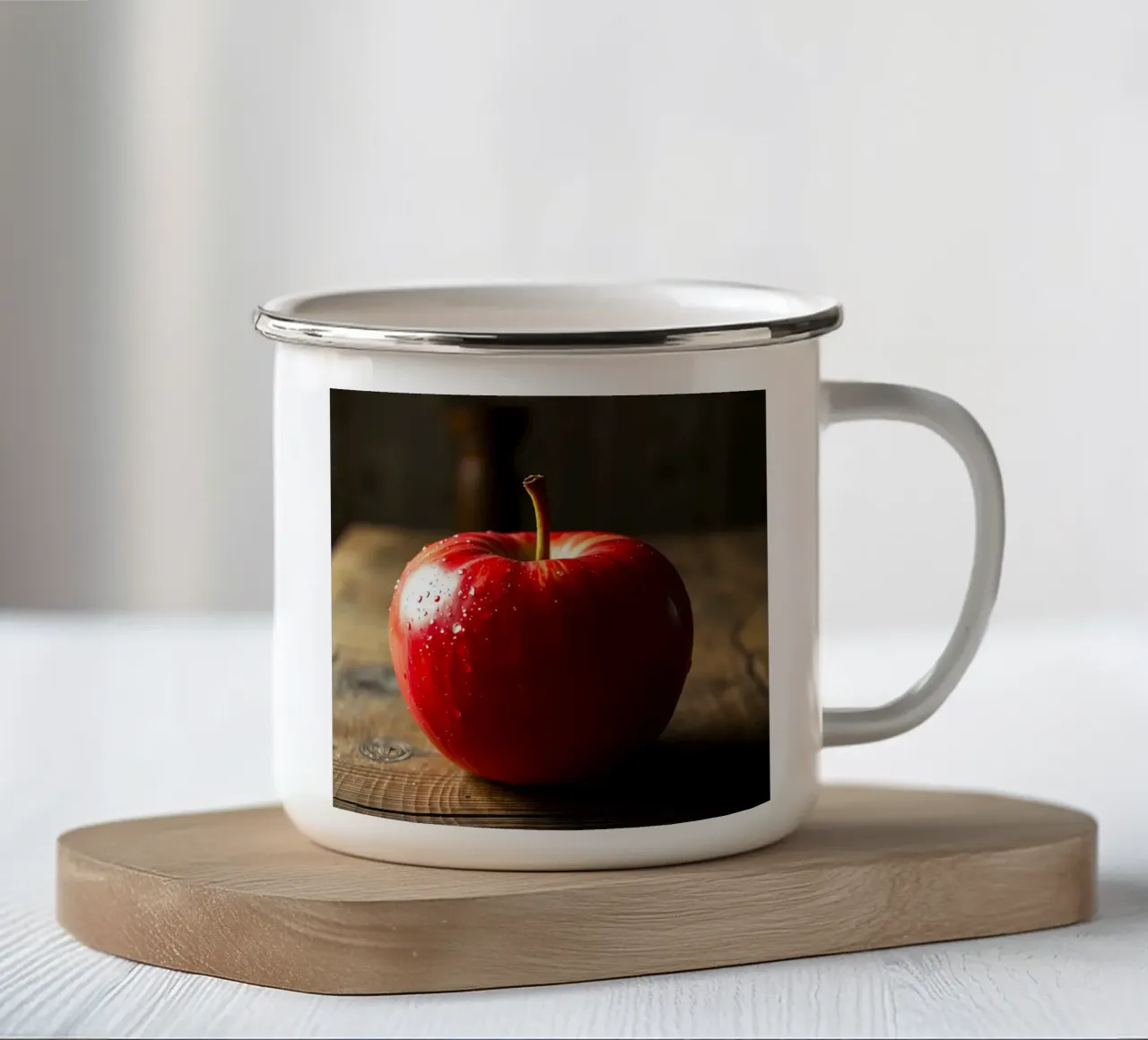 Grande Mela tazza in smalto da Anita's Dream