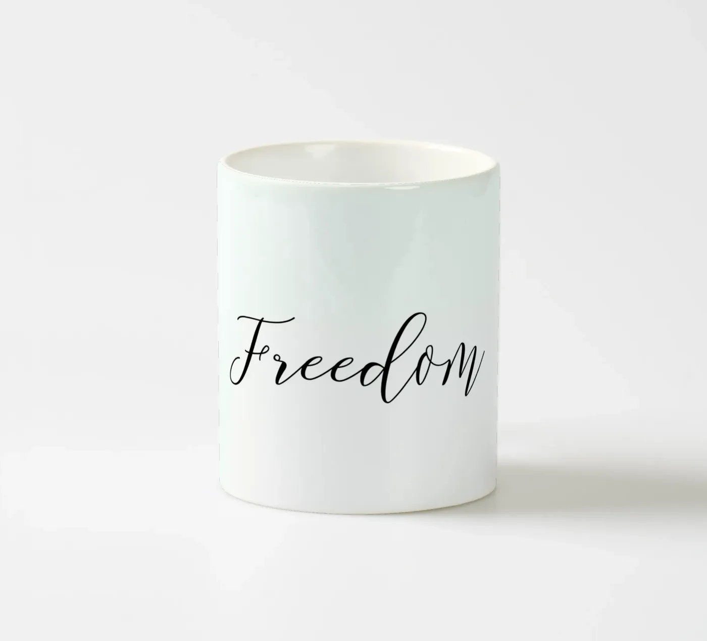 Freedom ceramic mug by Ayleen