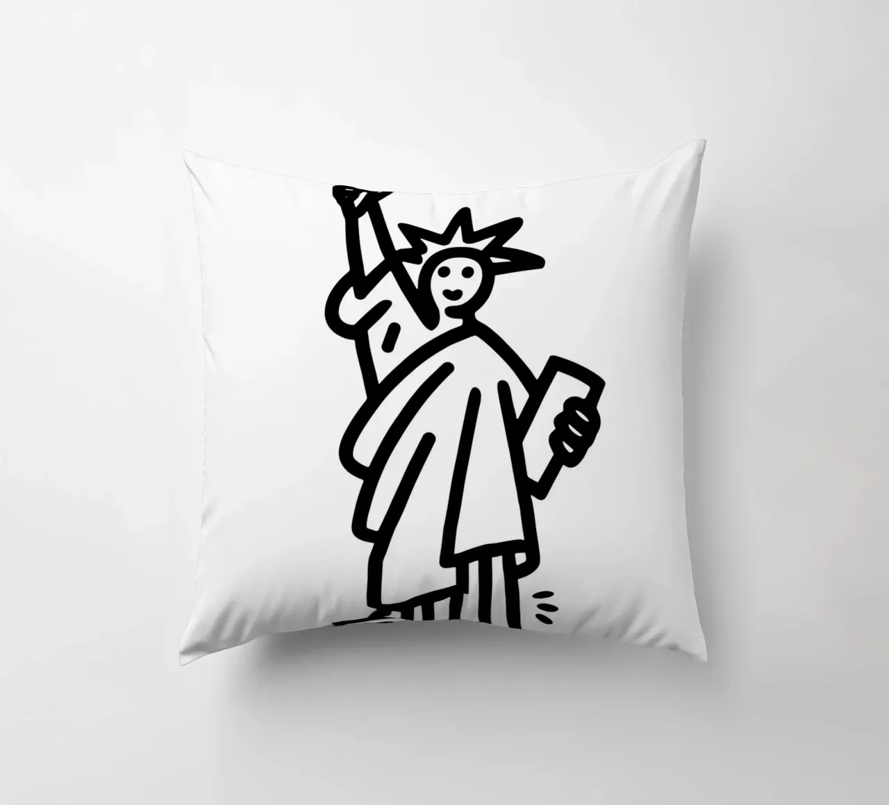 Statue of Liberty draw cuscino da ramosashop