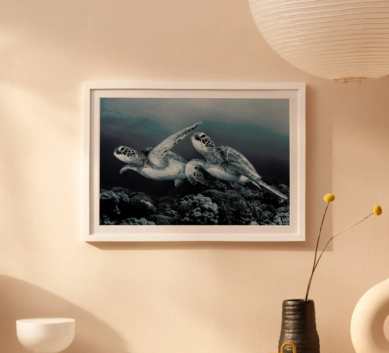 Twin Dance poster con telaio in plastica da Pictufy