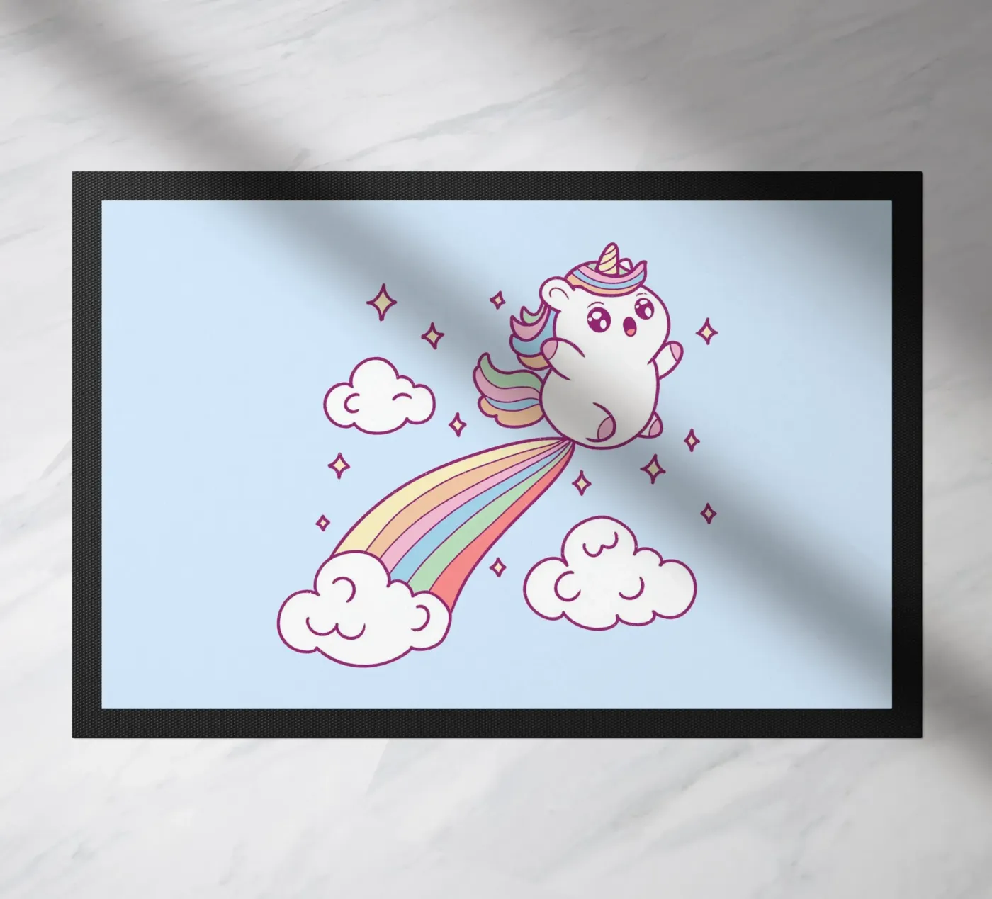 Fartcorn doormat by Loobs