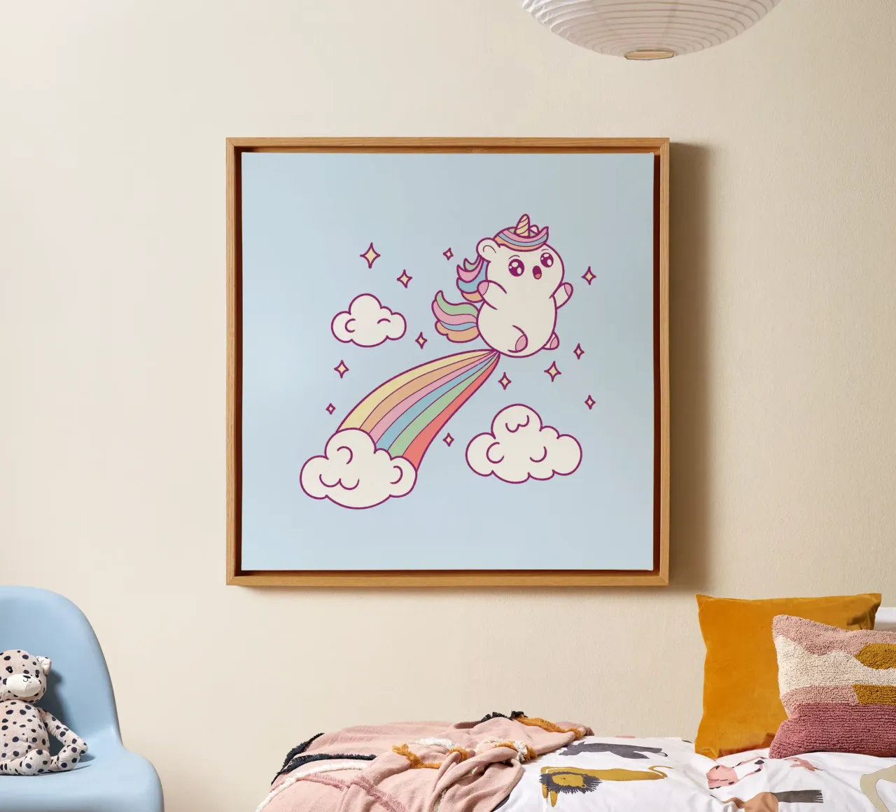Schetshoorn canvas met Baklijst van Loobs