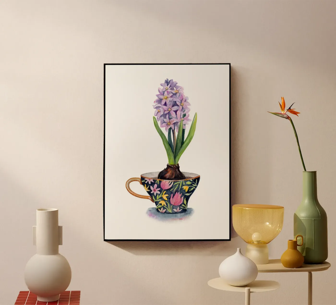Hyacinth acryl van DoroKaiser