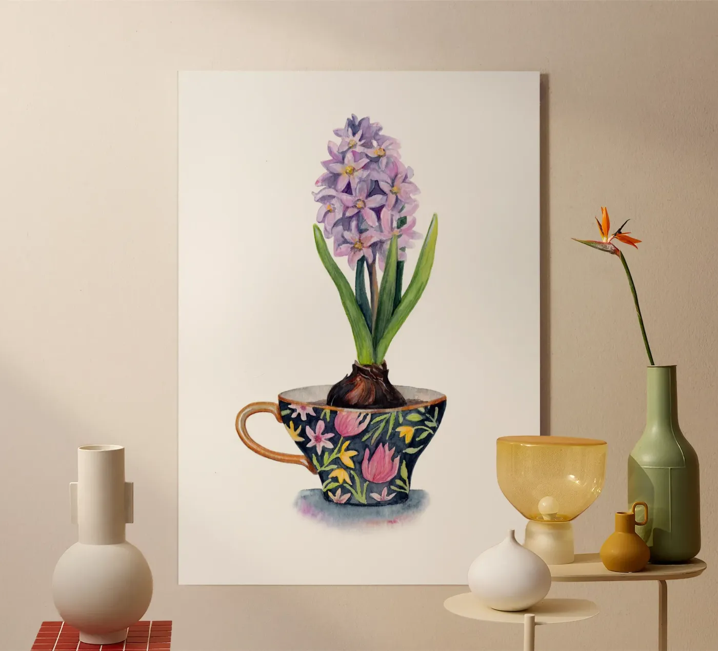 Hyacinth acryl van DoroKaiser