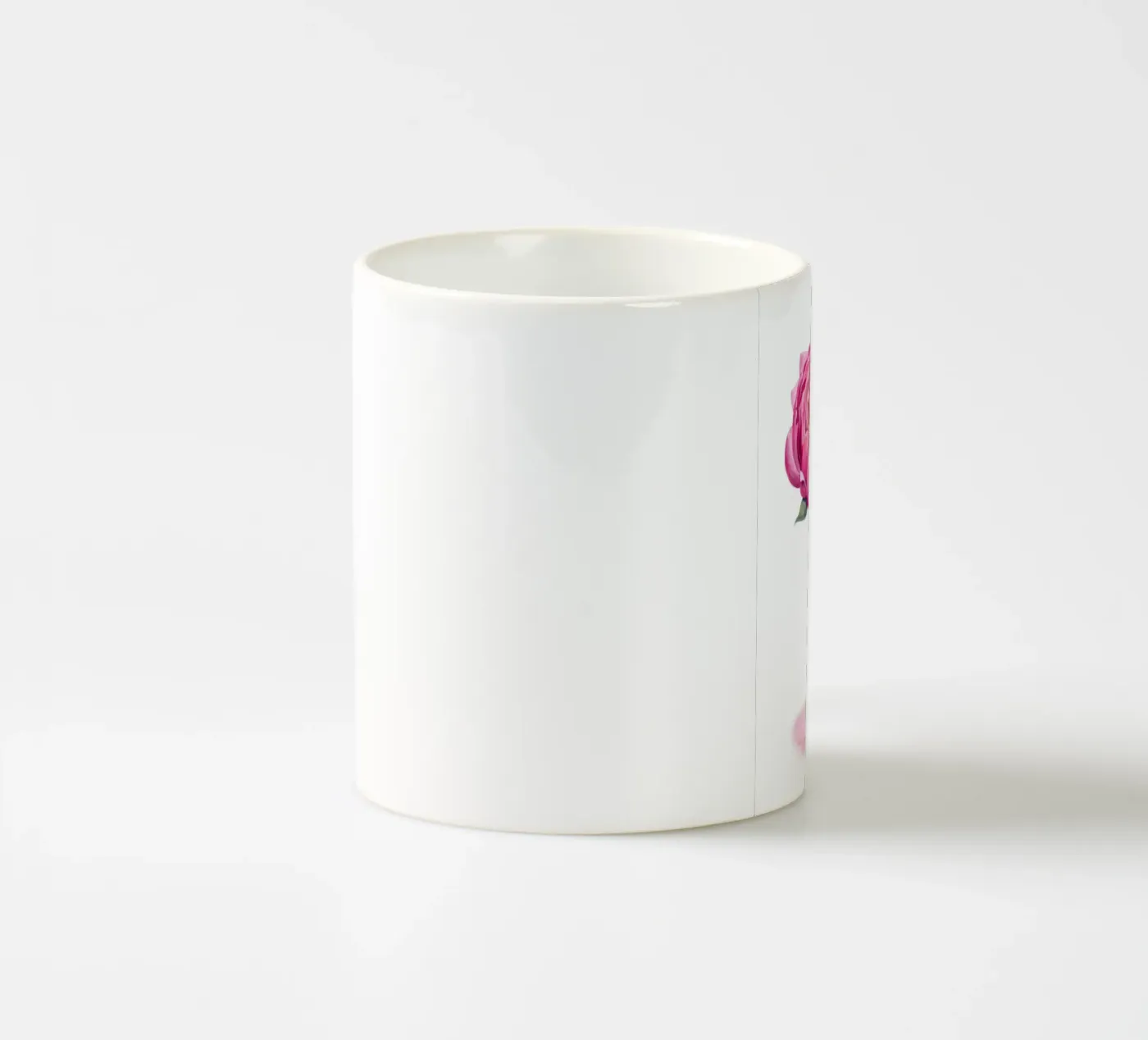Peonies ceramic mug by DoroKaiser