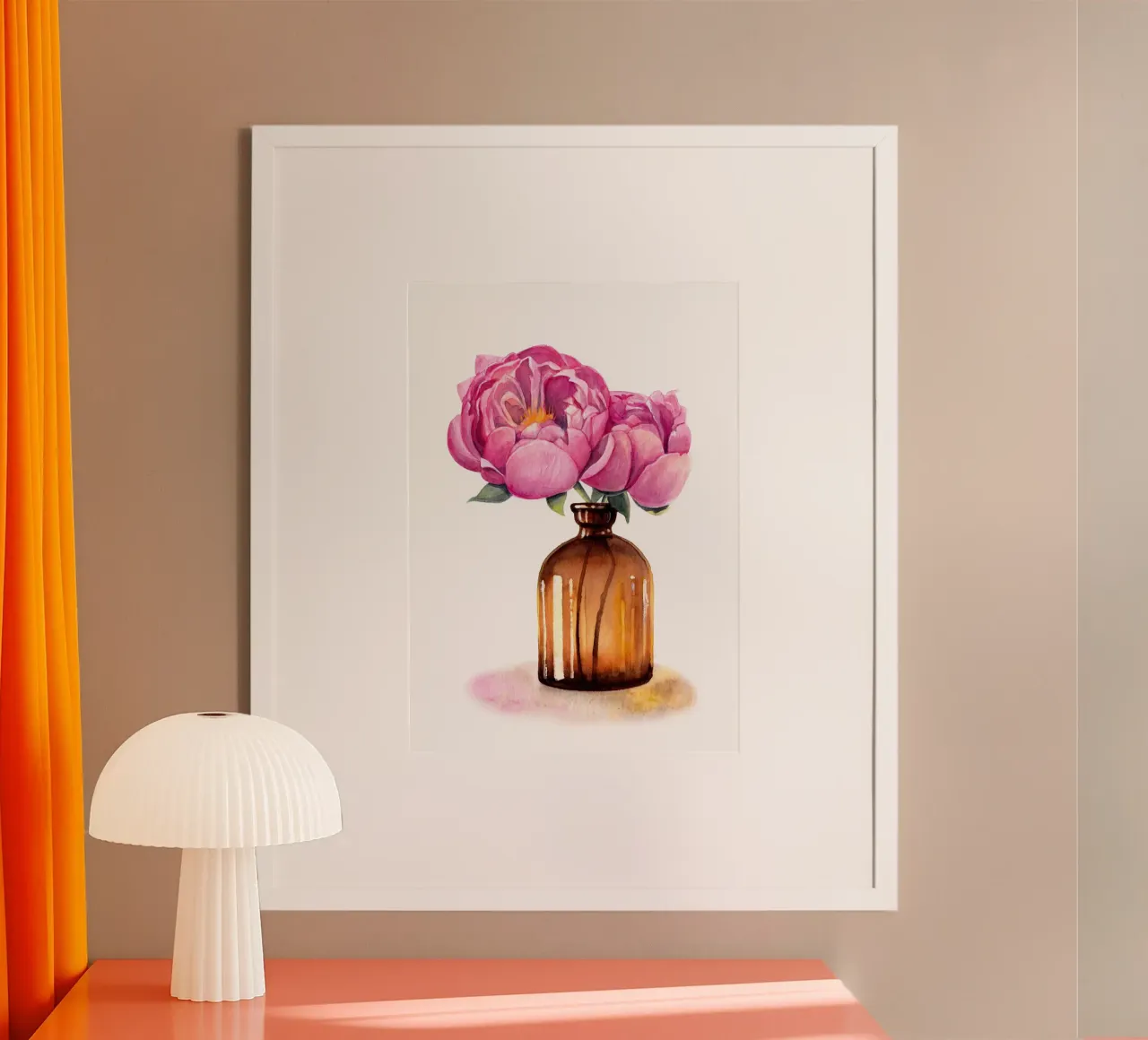 Peonie in vaso poster da DoroKaiser