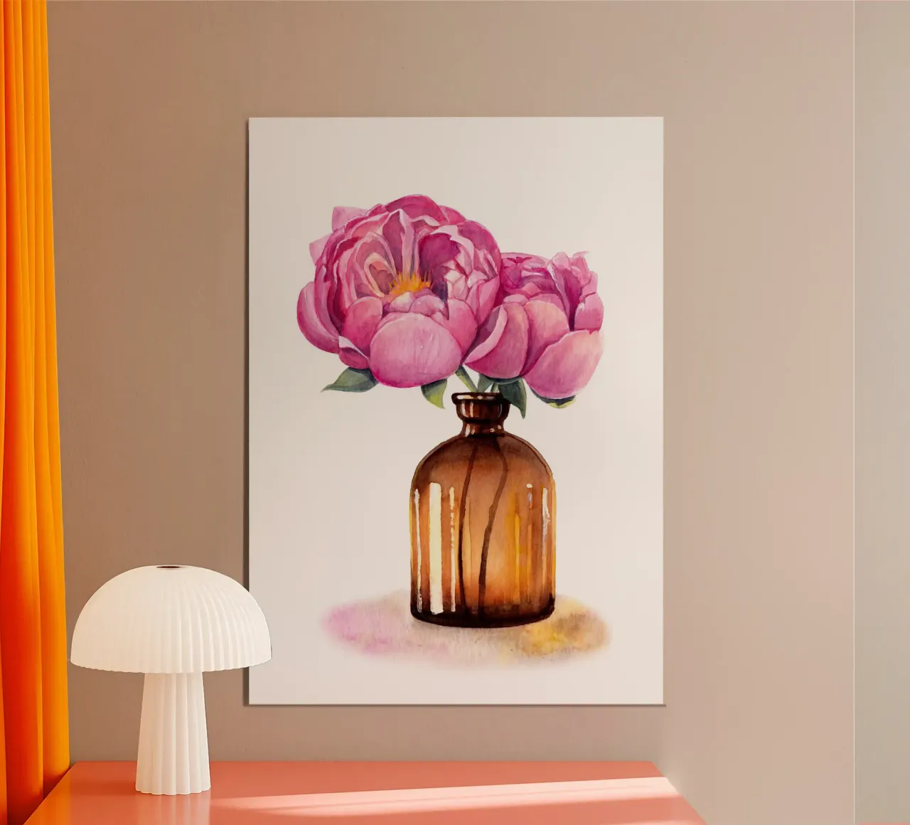 Peonie in vaso poster da DoroKaiser