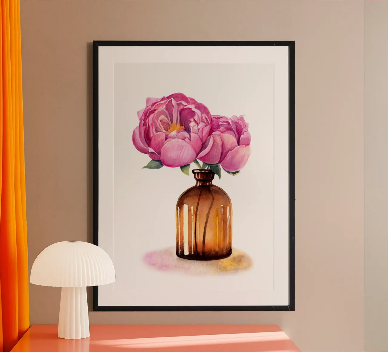 Peonie in vaso poster da DoroKaiser
