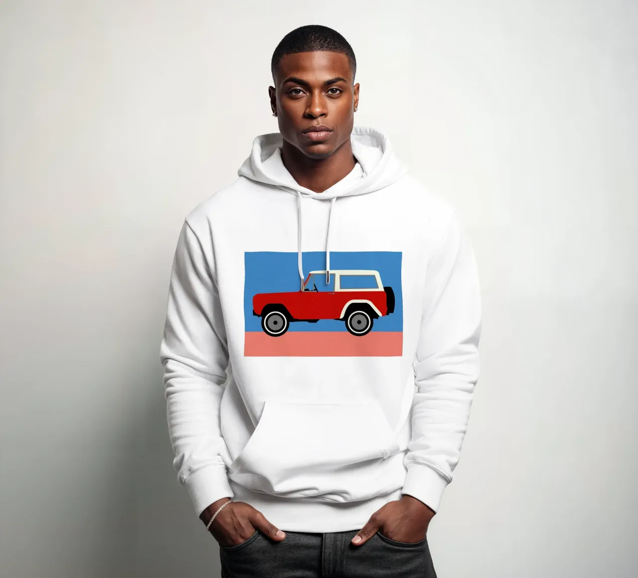 Red SUV felpa con cappuccio da Rosi Feist