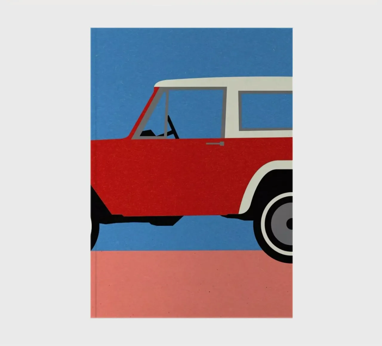 Red SUV notebook by Rosi Feist