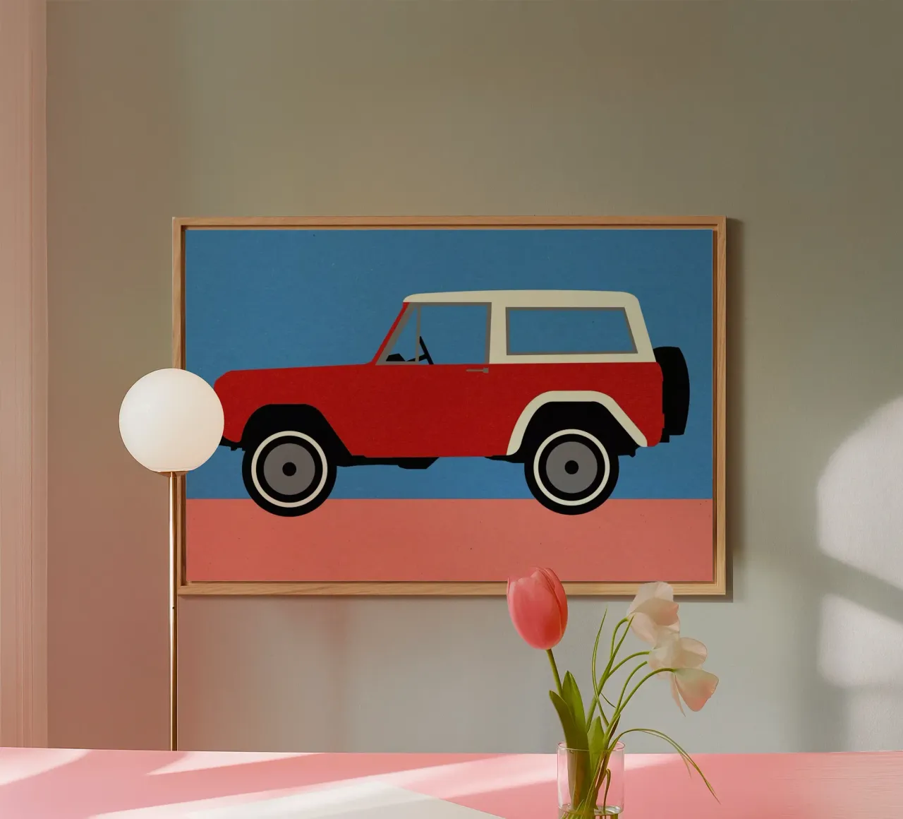 Red SUV alluminio dibond da Rosi Feist