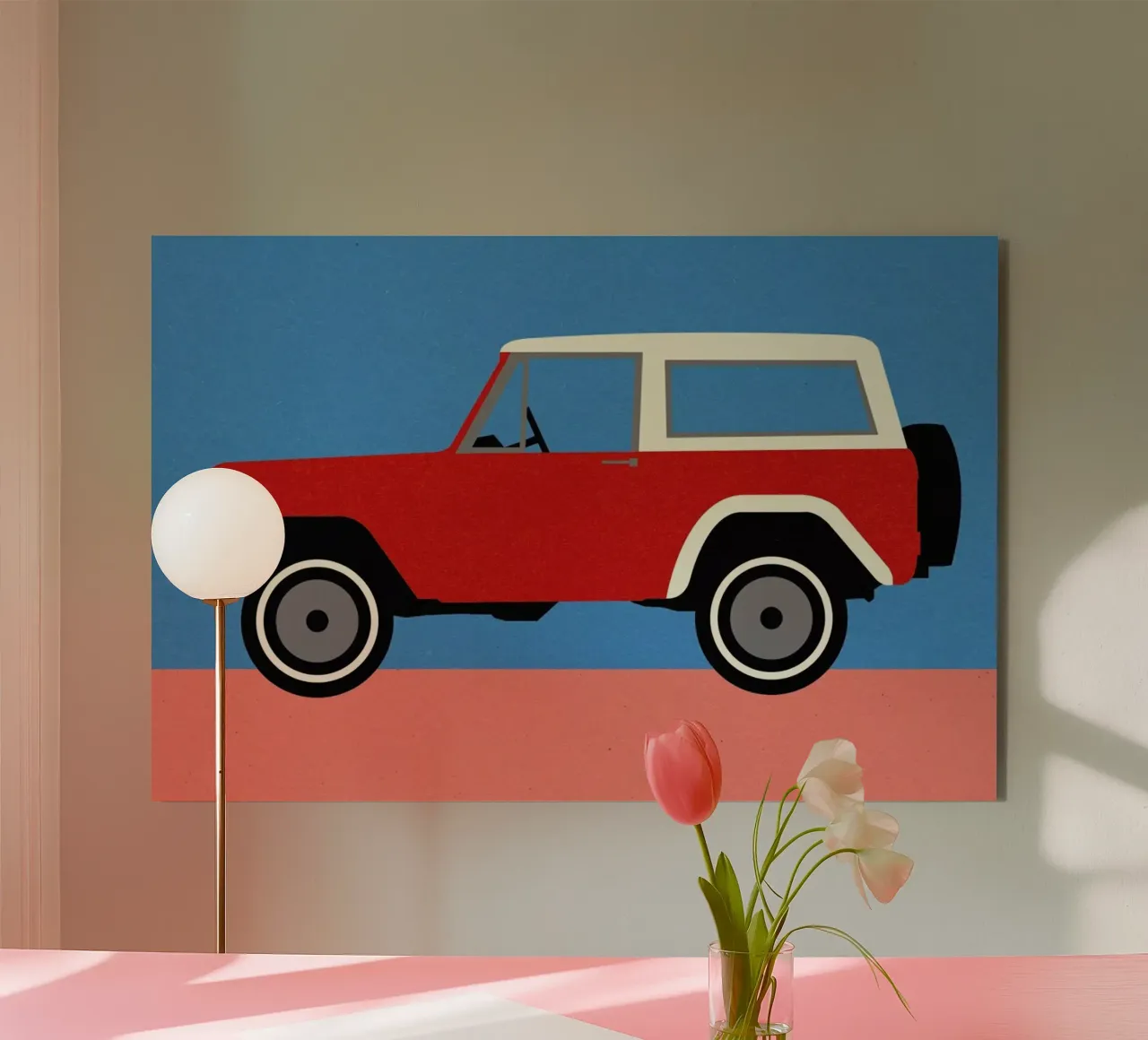 Red SUV alluminio dibond da Rosi Feist