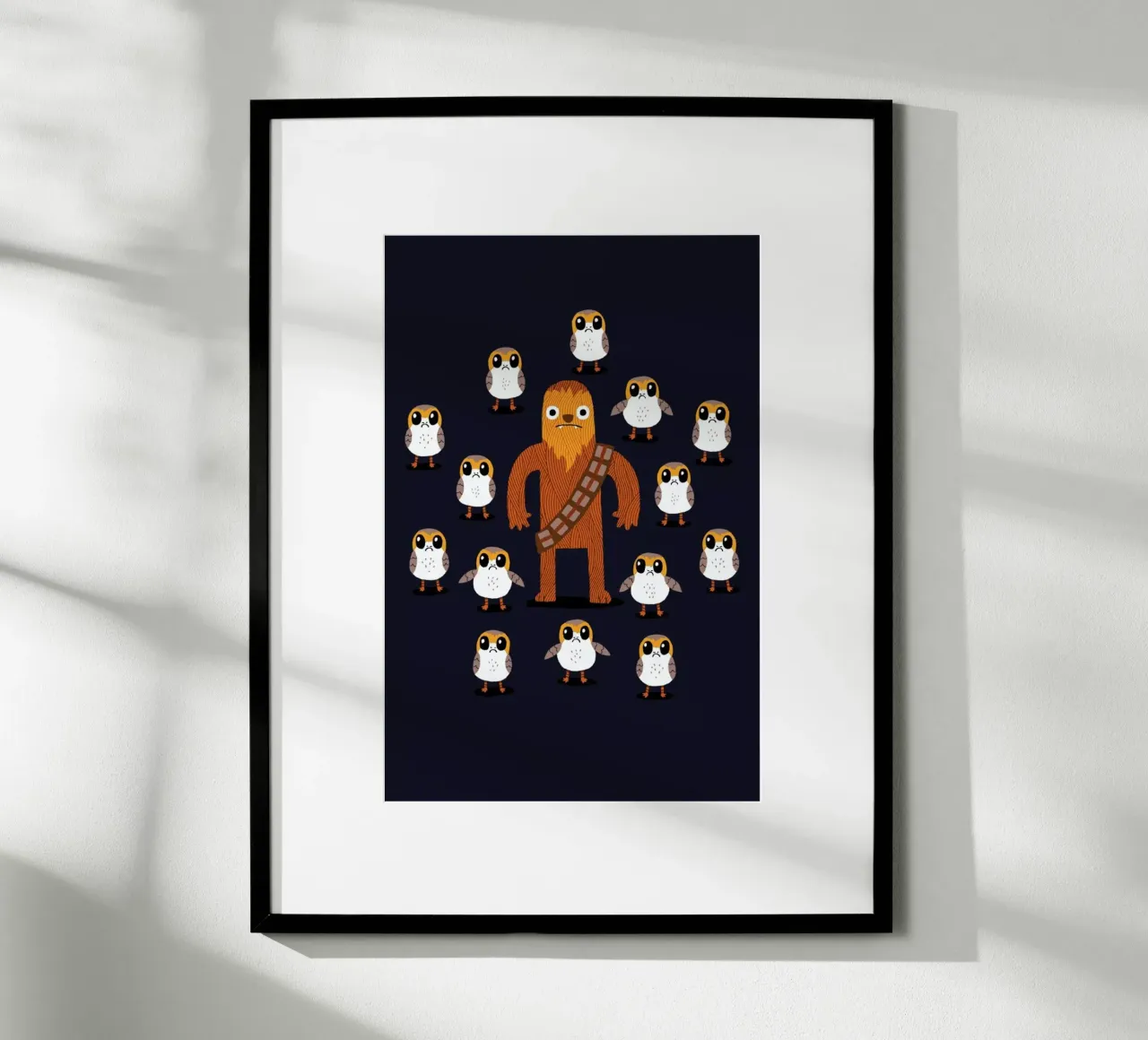 Chewy And Friends poster con telaio in alluminio da DinoMike
