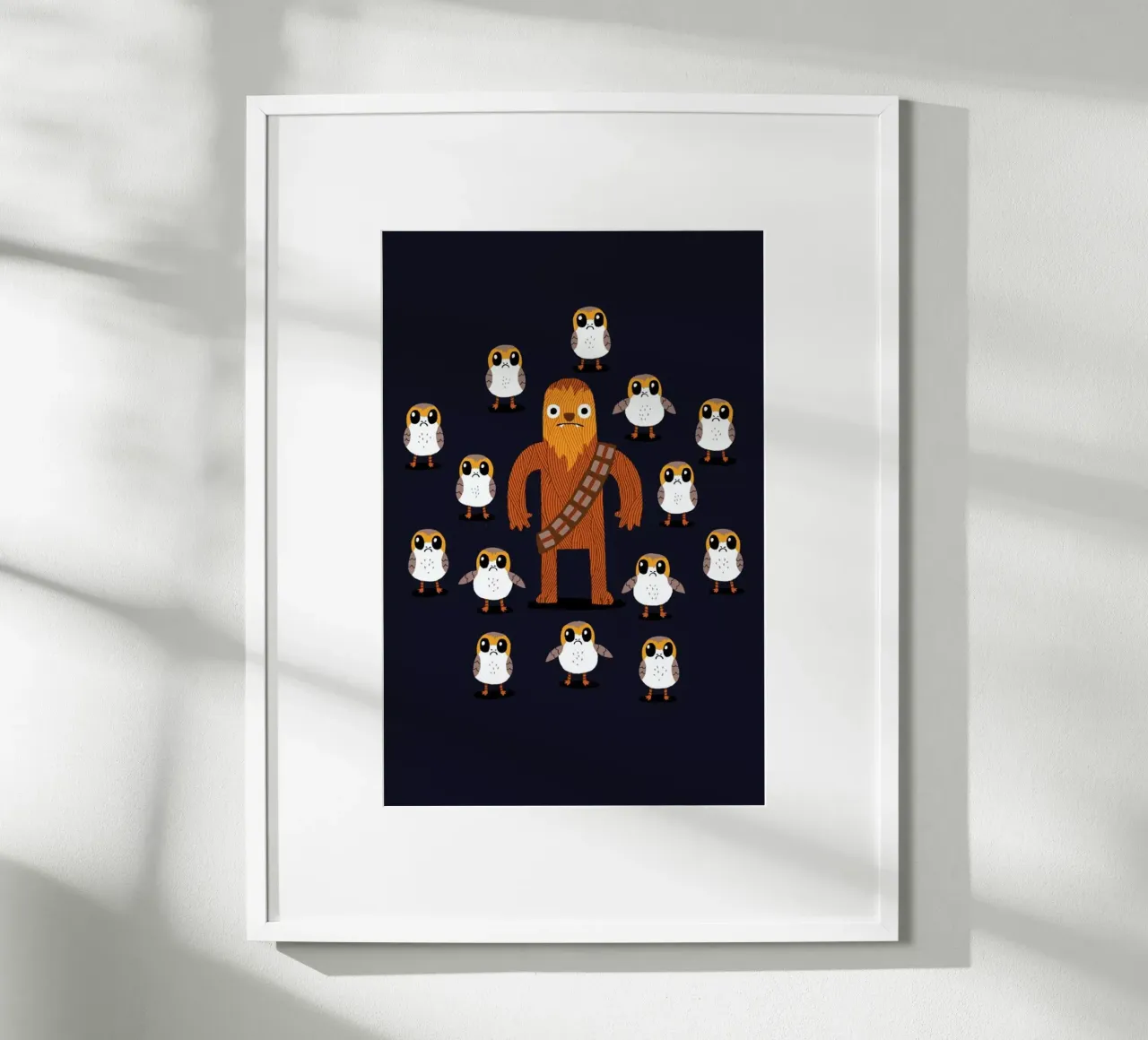 Chewy And Friends poster con telaio in alluminio da DinoMike