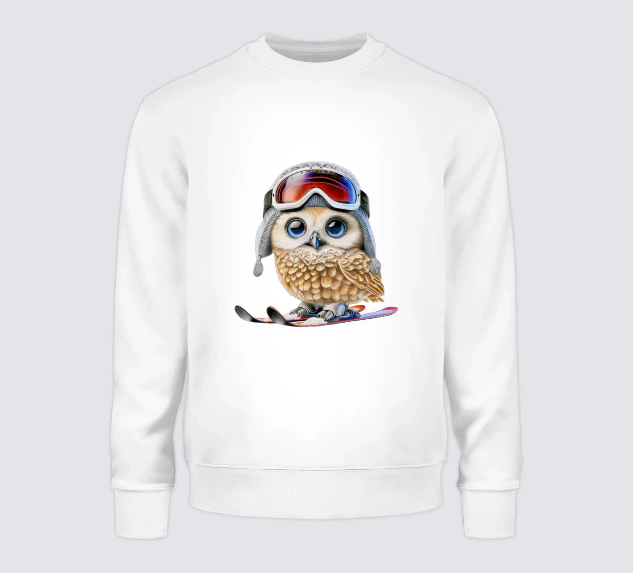 Simpatico gufo da sci felpa da Graphit und Farbe