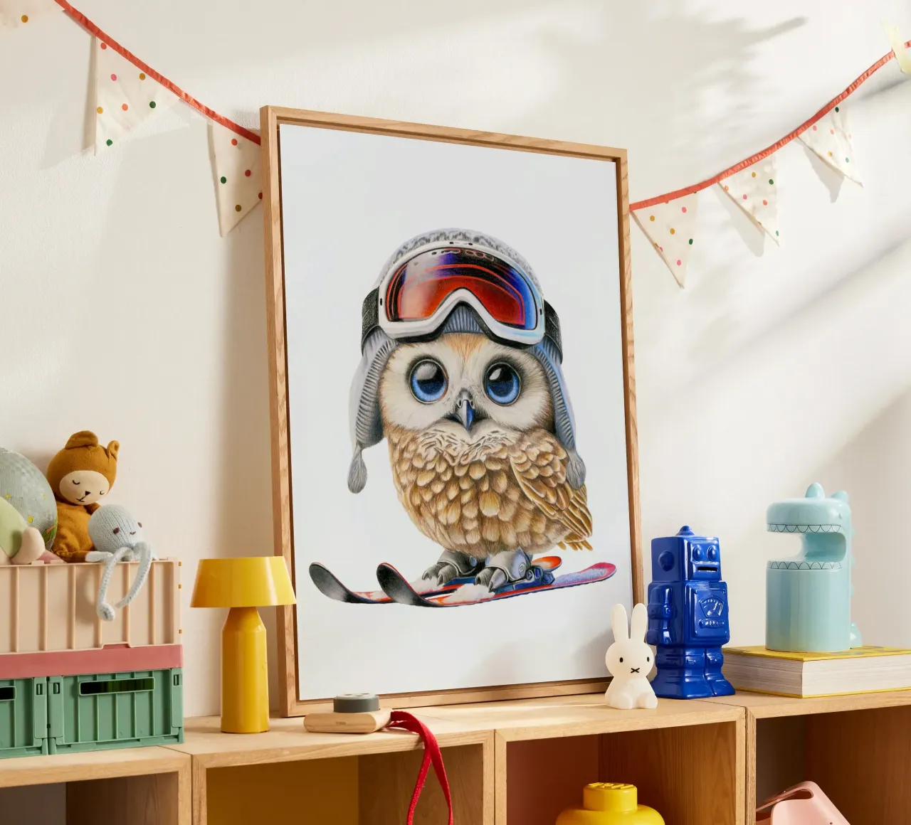 Simpatico gufo da sci plexiglass da Graphit und Farbe