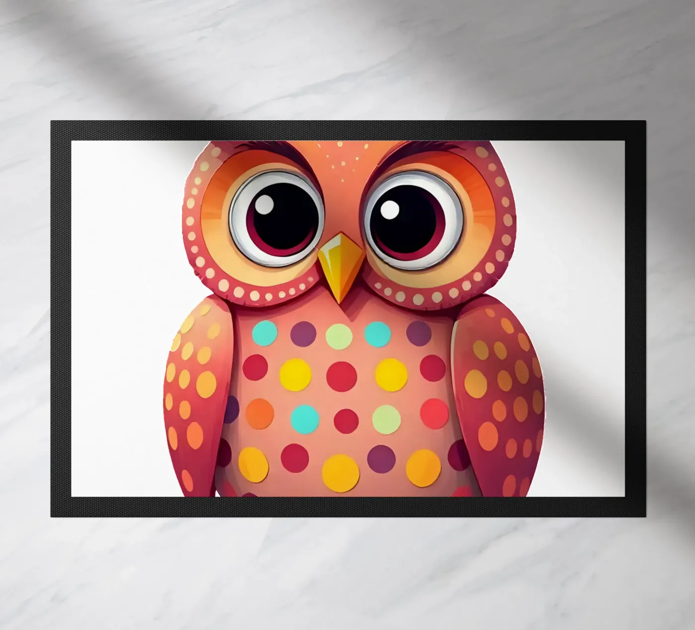 Eule_4a Fußmatte von Tierisch bunt by LK