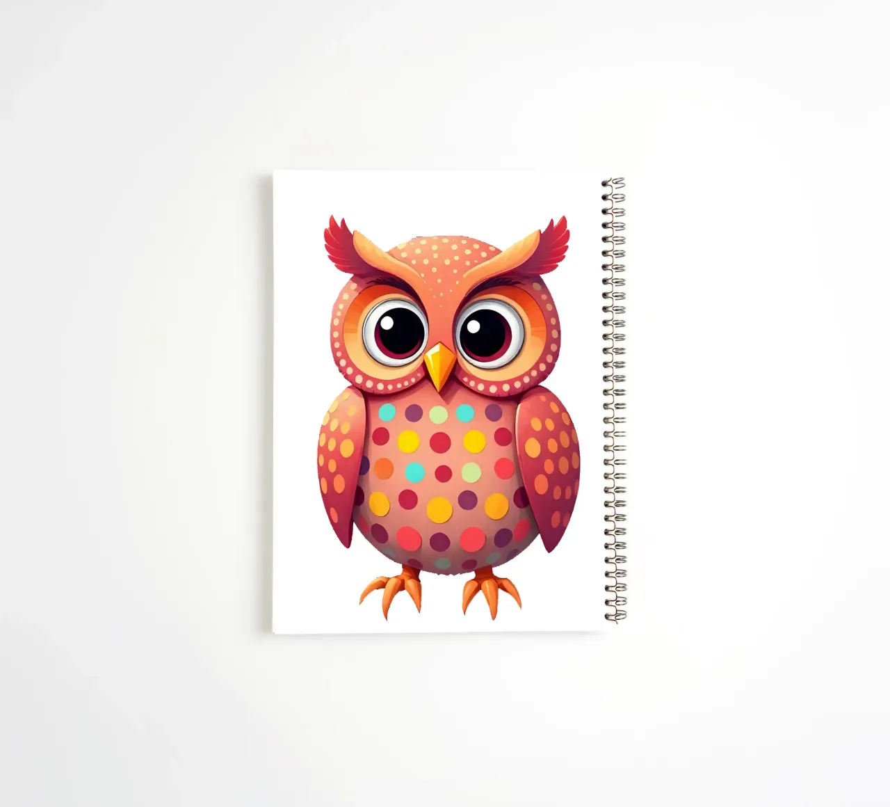 Hibou_4a carnet à spirale de Tierisch bunt by LK