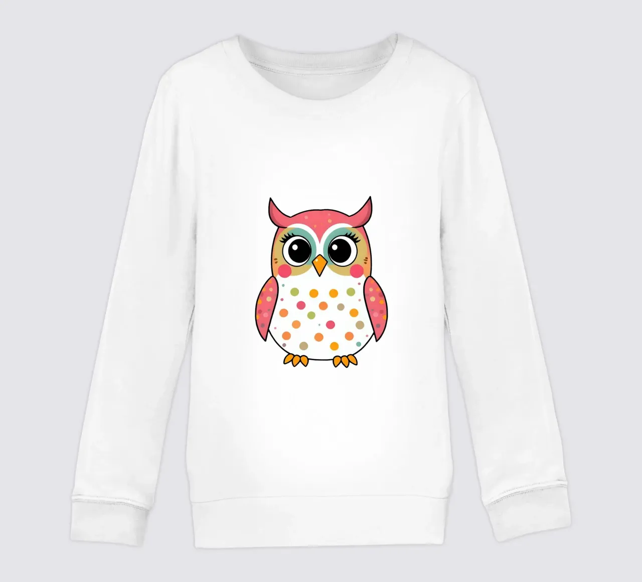 Gufo_5a felpa bambino da Tierisch bunt by LK