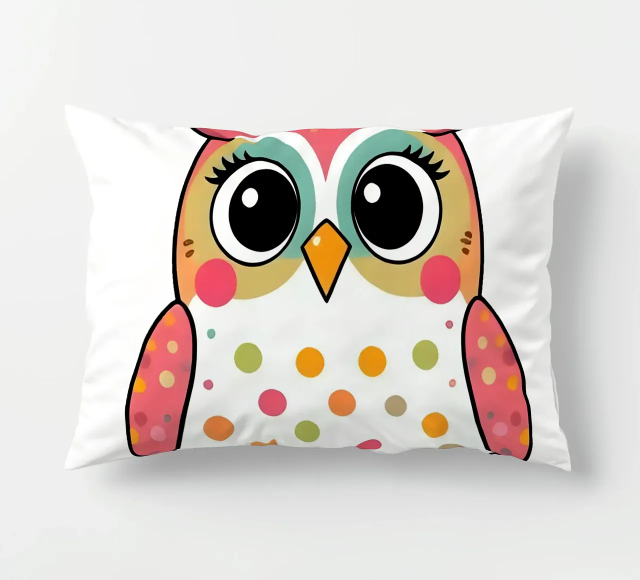 Gufo_5a cuscino da Tierisch bunt by LK