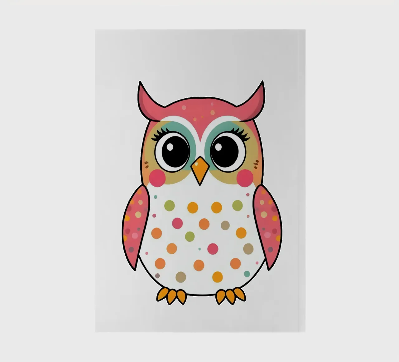 Owl_5a notebook by Tierisch bunt by LK