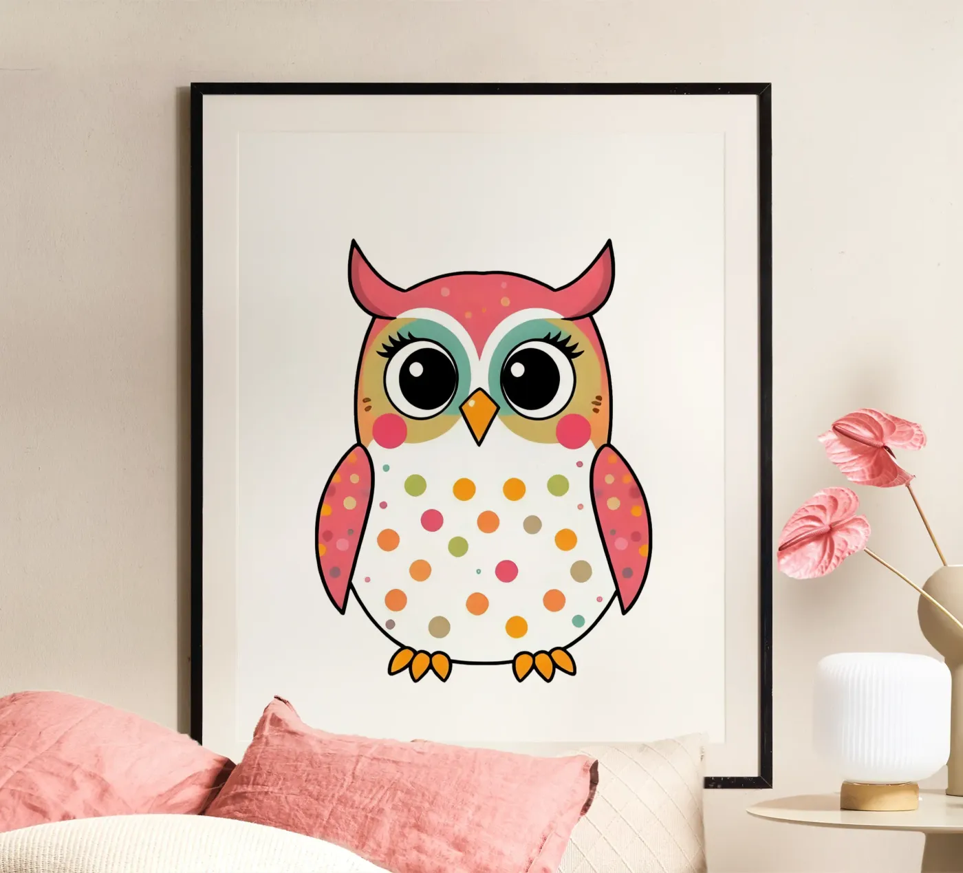 Gufo_5a poster da Tierisch bunt by LK