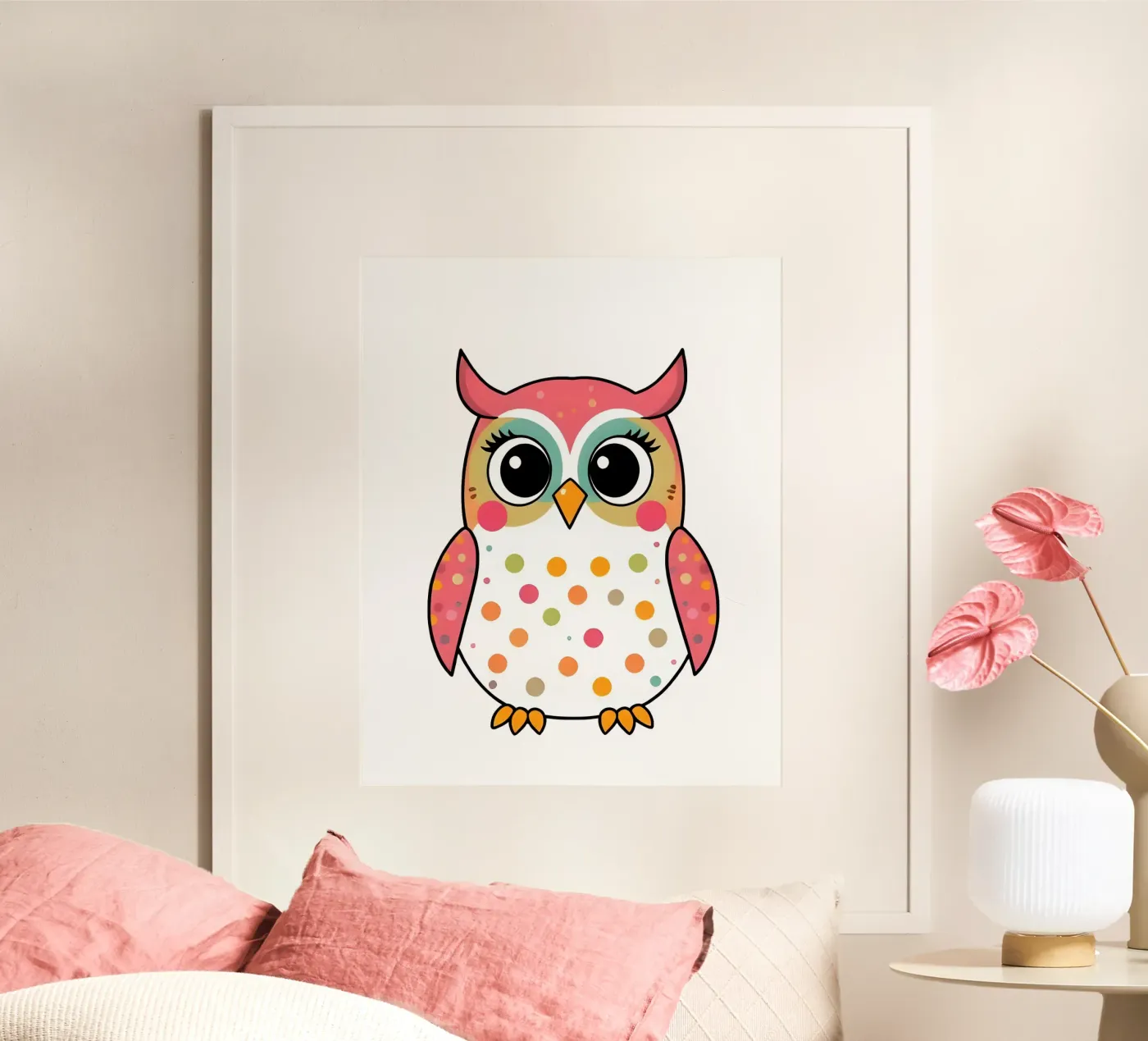 Gufo_5a poster da Tierisch bunt by LK