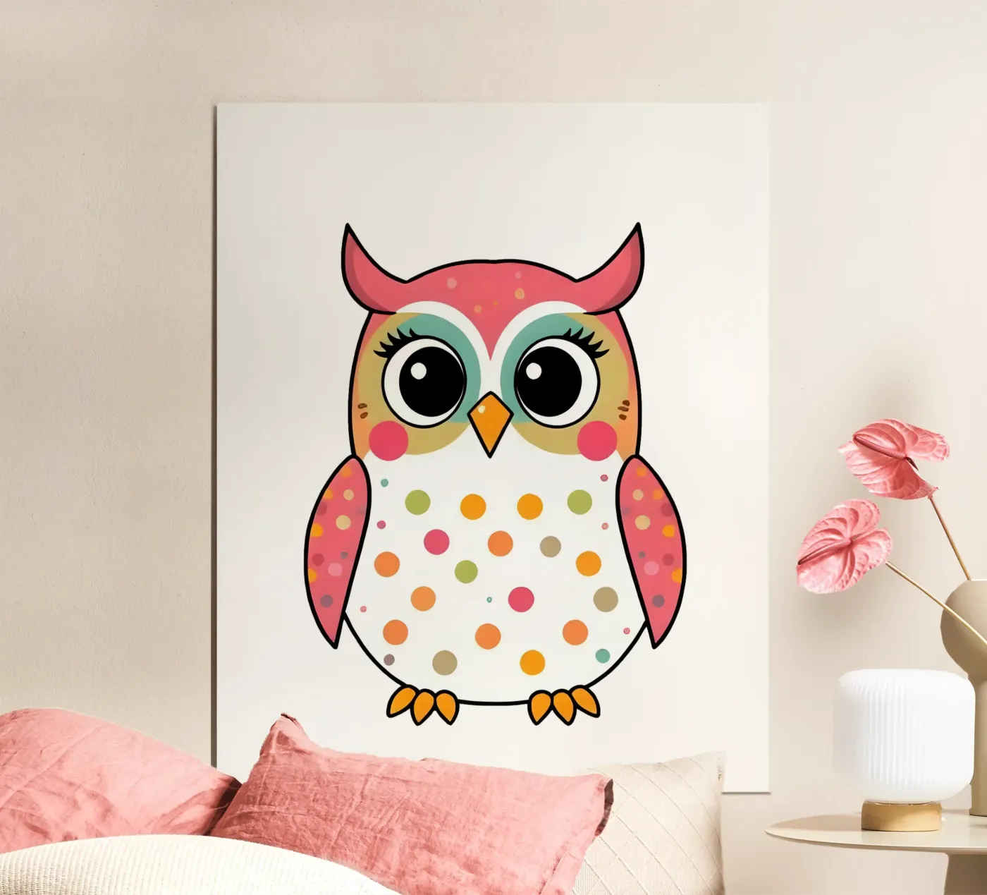 Gufo_5a poster da Tierisch bunt by LK