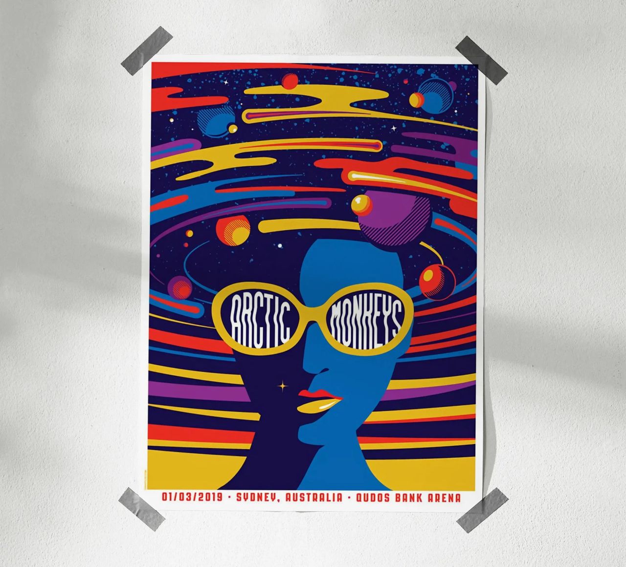 Artick Monkey Tour Konzert Poster von Music Life