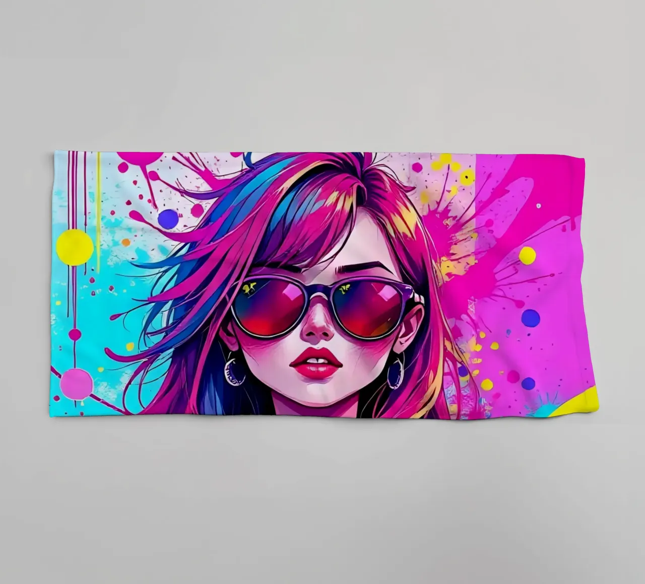 Stile_C_4 asciugamano da bagno da AI-Portraits by LK