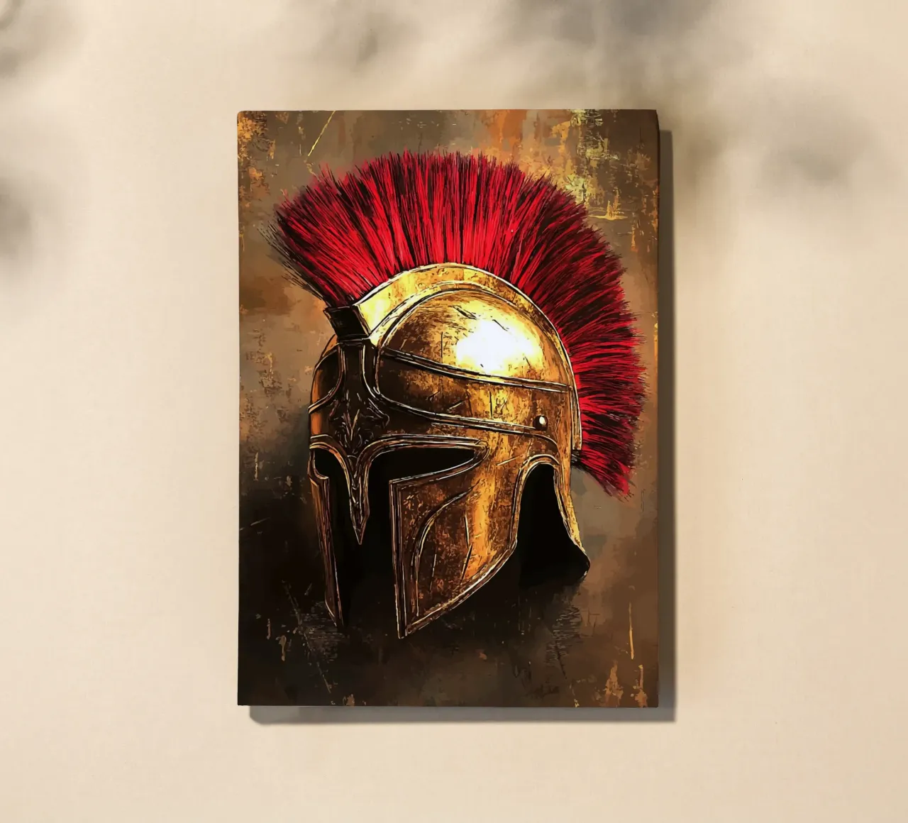 Spartan helmet - symbol of honour and strength notebook by pixelbull - medieval art and more